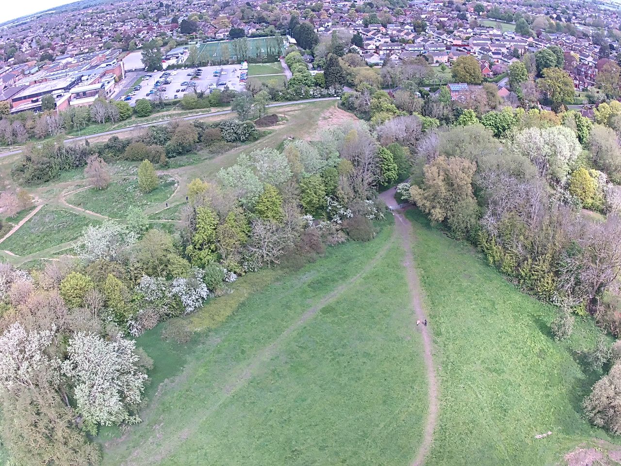 Photo of a field taken with the Ruko F11 Mini drone
