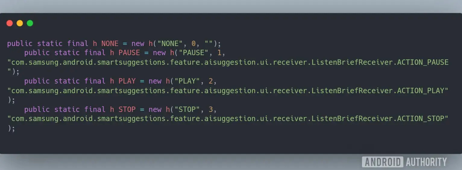 One UI 8 Listen Brief feature leak