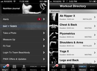P90X for iPhone does a great job getting you started, but also offers a good variety of exercises to keep you going.