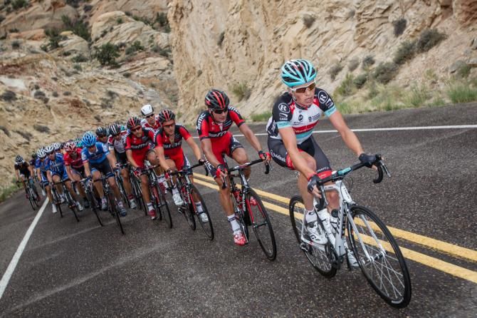 Ben King sits on the front to get time back on the break