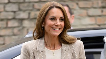 Catherine, Princess of Wales visits Remida, a creative resource centre to learn how local businesses and the wider community support early childhood education on May 14, 2026