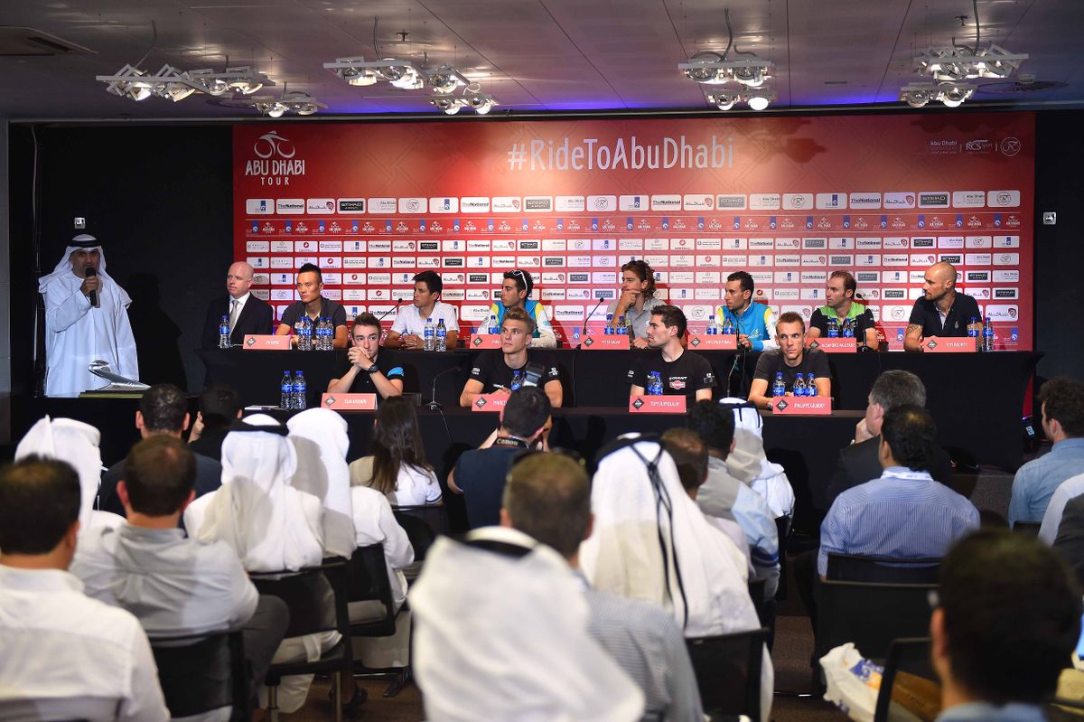 The Abu Dhabi Tour opening press conference