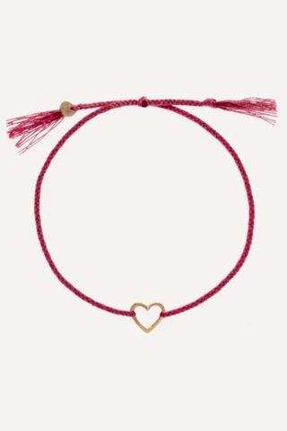 valentine's gifts for her - thread heart bracelet