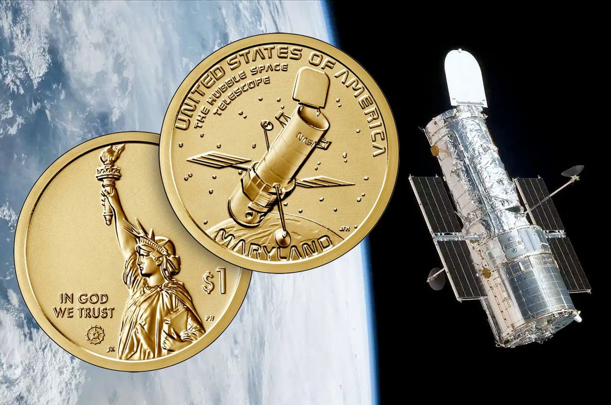 US Mint launches sale of new Hubble Space Telescope dollar coin