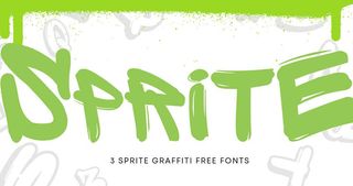 Sprite, one of the best free graffiti fonts