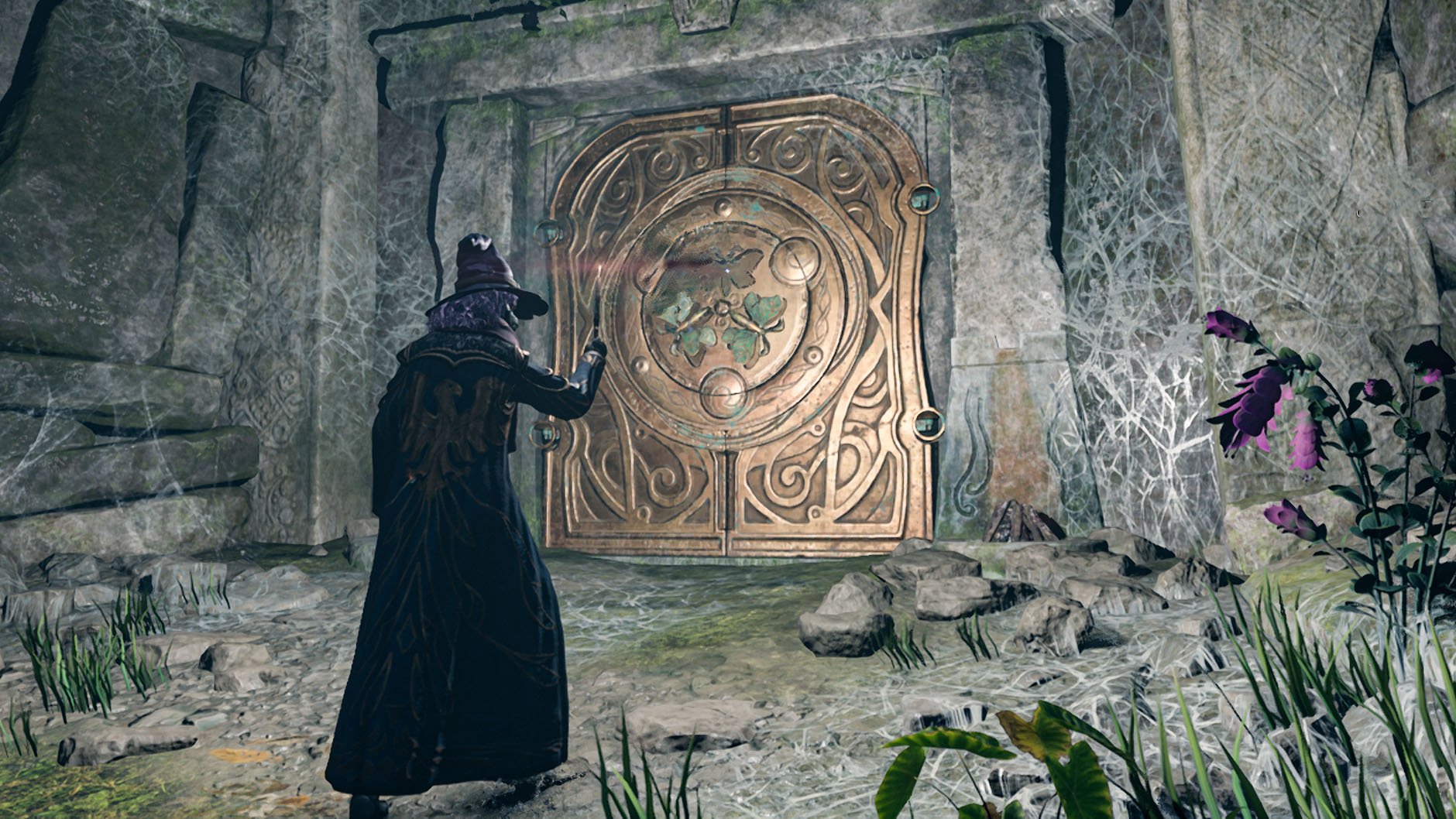 Дверь-головоломка Hogwarts Legacy Moth