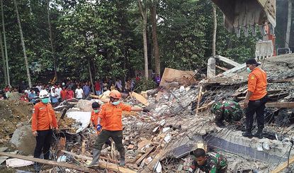 Indonesia searches for survivors after earthquake