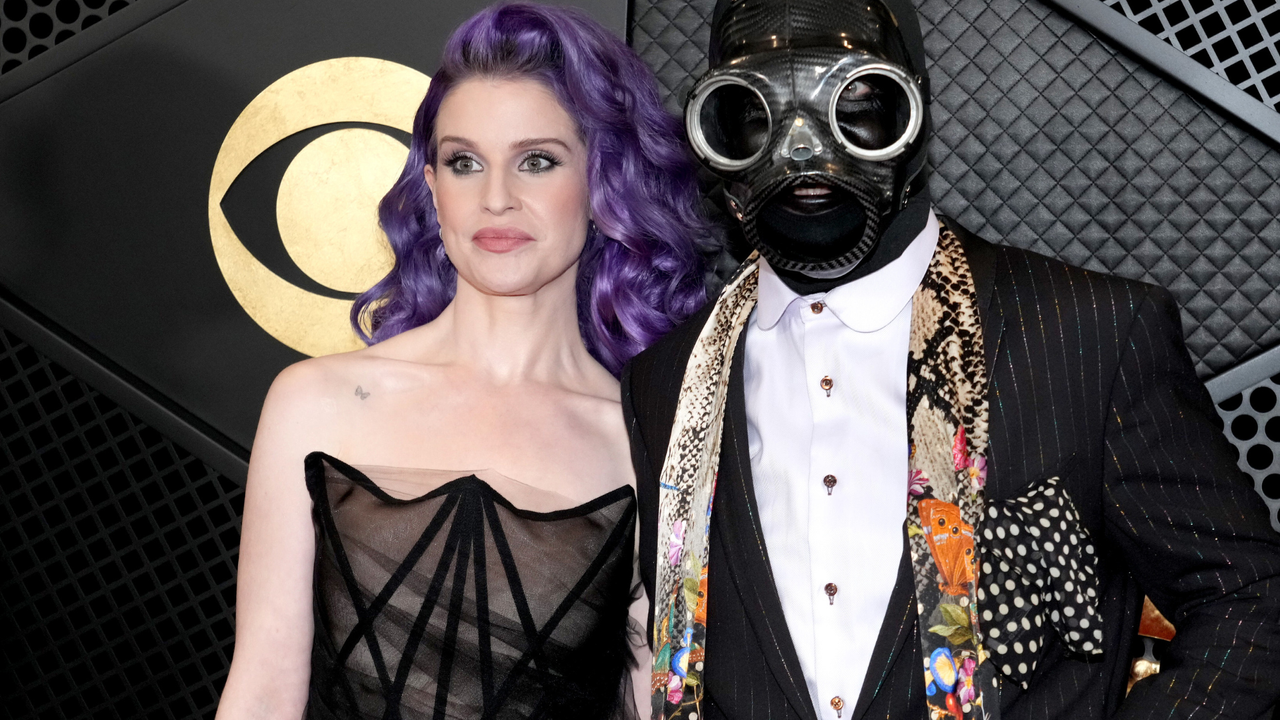 Kelly Osbourne and Sid Wilson of Slipknot attend the 66th GRAMMY Awards at Crypto.com Arena on February 04, 2024 in Los Angeles, California