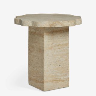 Scalloped Indoor/Outdoor Side Table by Sarah Sherman Samuel