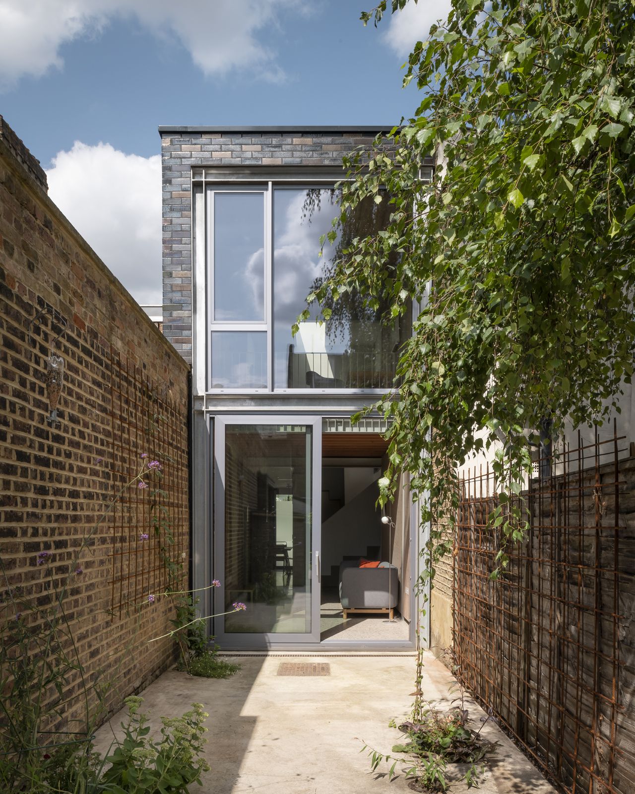 a narrow self build house