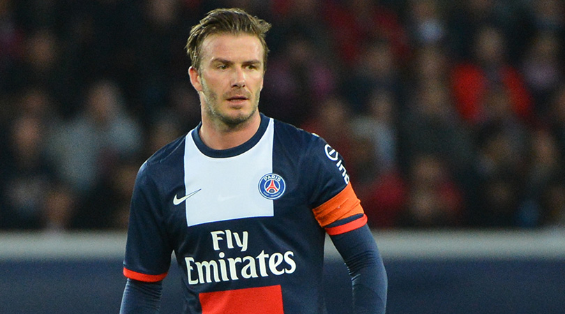 David Beckham inducted into PSG's online hall of fame... having played ...