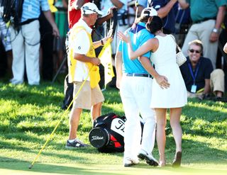 Jason Dufner, 2013 - did he think no-one was looking?