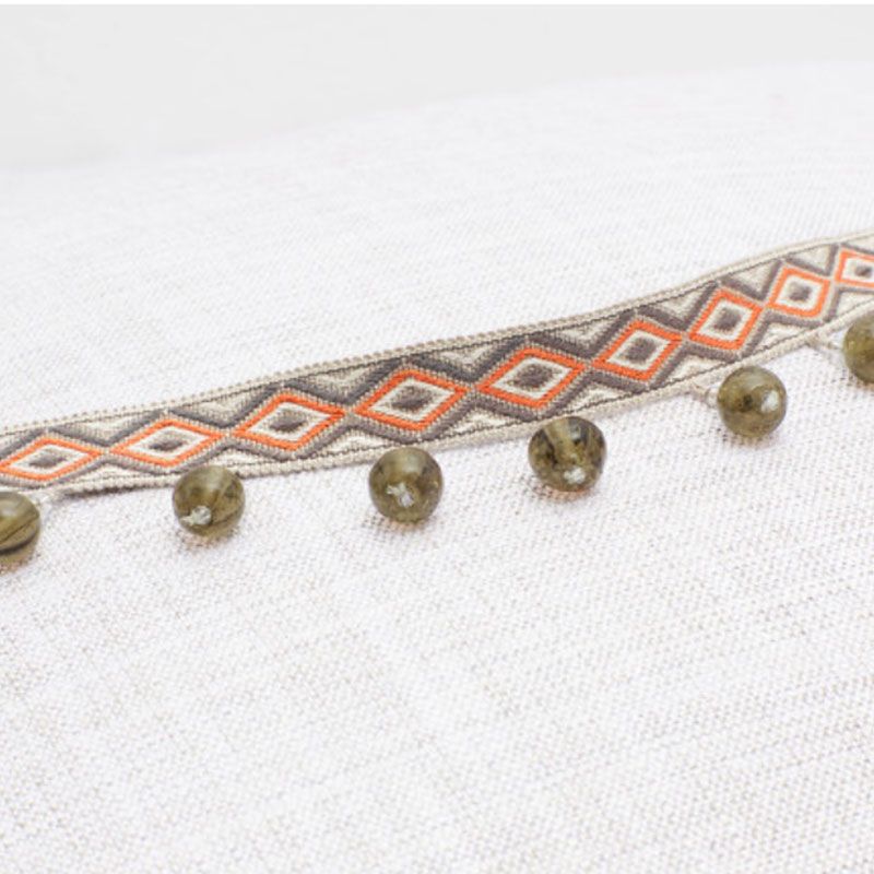 Veneto Bead Fringe Henna