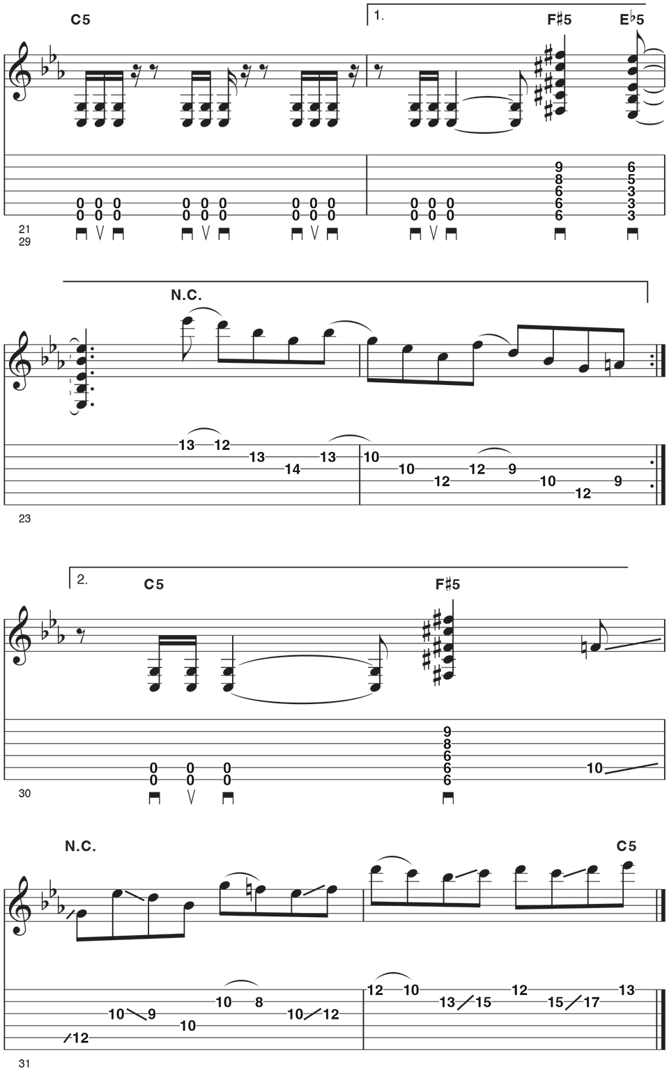 Drop C Example
