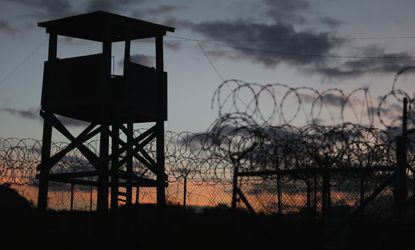 The Guantanamo Bay prison 