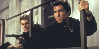 Goldeneye Sean Bean and Pierce Brosnan armed and on a mission