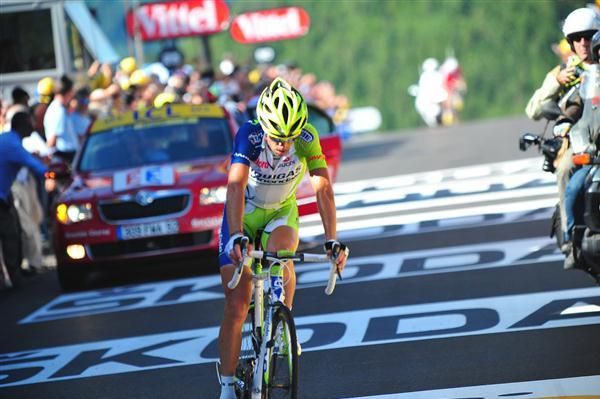 Vincenzo Nibali comes home in fourth place and takes third in the overall GC