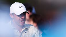 Rory McIlroy looks on during the US Open