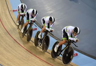 Australia qualified second fastest in the team pursuit, Track World Championships 2016
