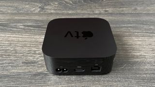 The ports on the back of the Apple TV 4K (2021)