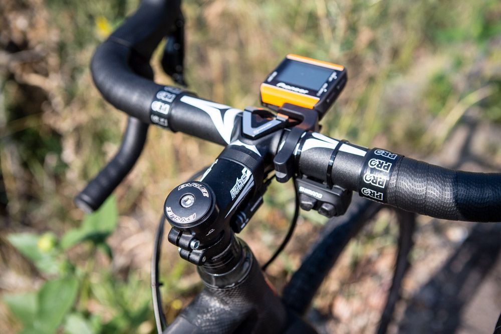 A team bike cockpit.
