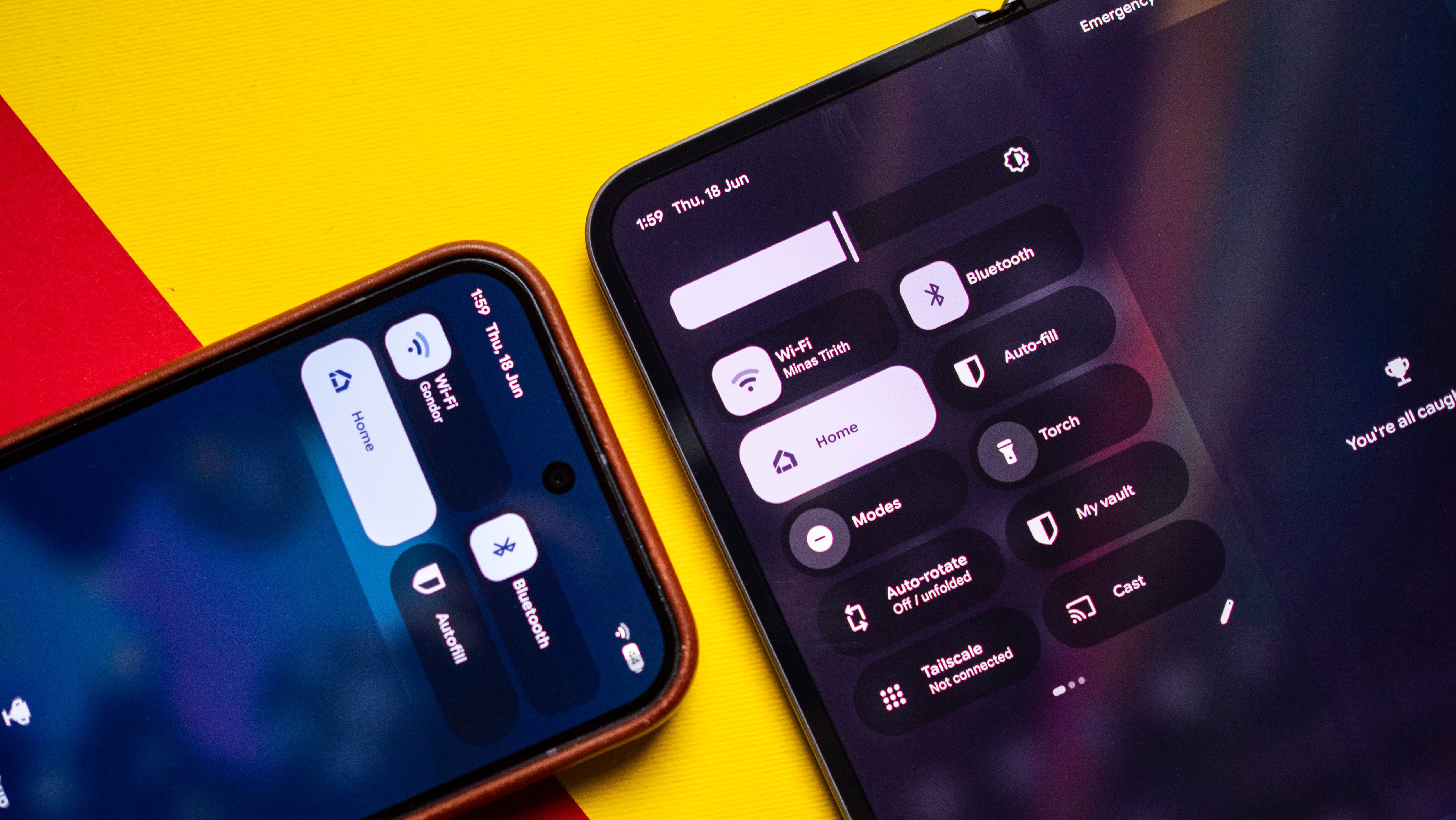 Android 17 notification shade on the Pixel 10 Pro Fold and 10 Pro XL
