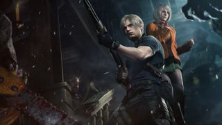 2023 games — Leon and Ashley face an assault of invested villagers in the remake of Resident Evil 4.