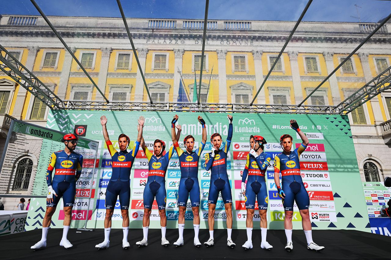 Lidl-Trek honour teammate Dario Cataldo in his final professional race