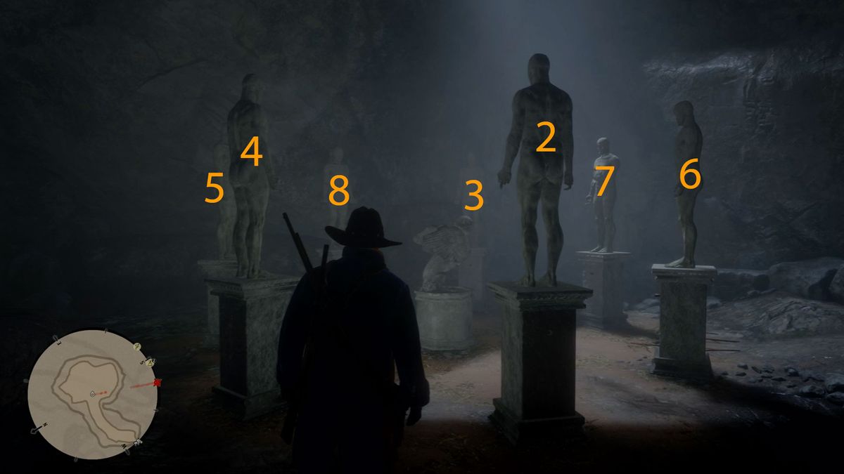 How to find and solve the Red Dead Redemption 2 Strange Statues Puzzle ...