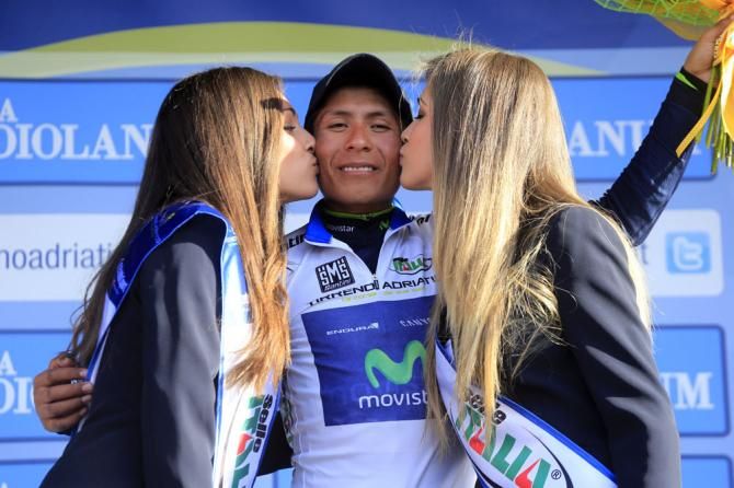 Nairo Quintana (Movistar) moved into second overall