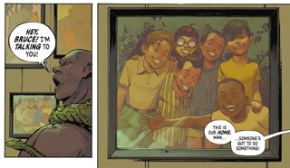 Young Bruce Wayne and friends in Absolute Batman #1.