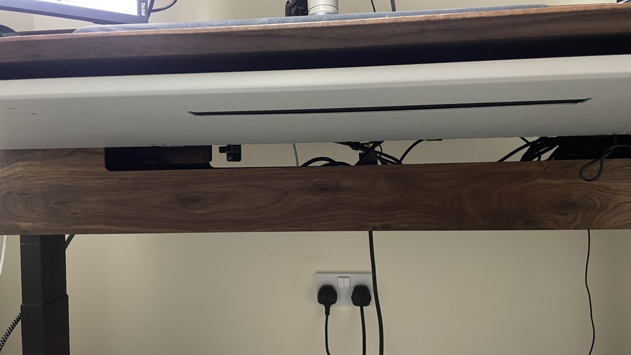 A walnut Grovemade desk