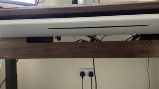 A walnut Grovemade desk