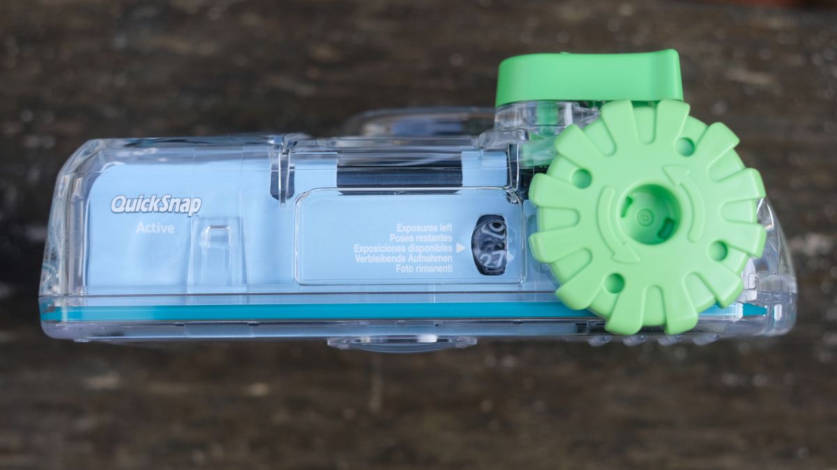 Photograph of Fujifilm QuickSnap Active disposable camera