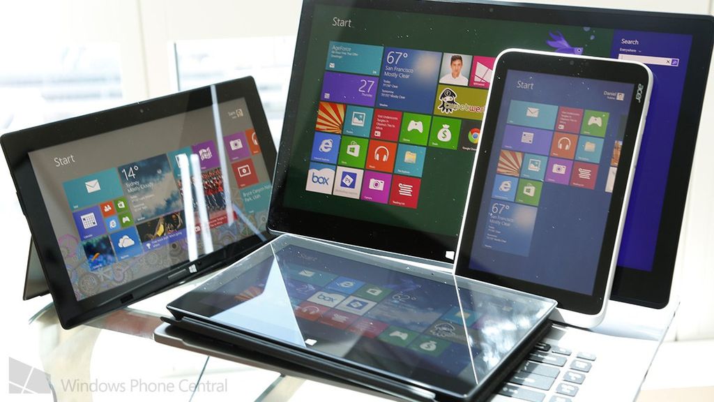 Windows 8 on multiple form factors