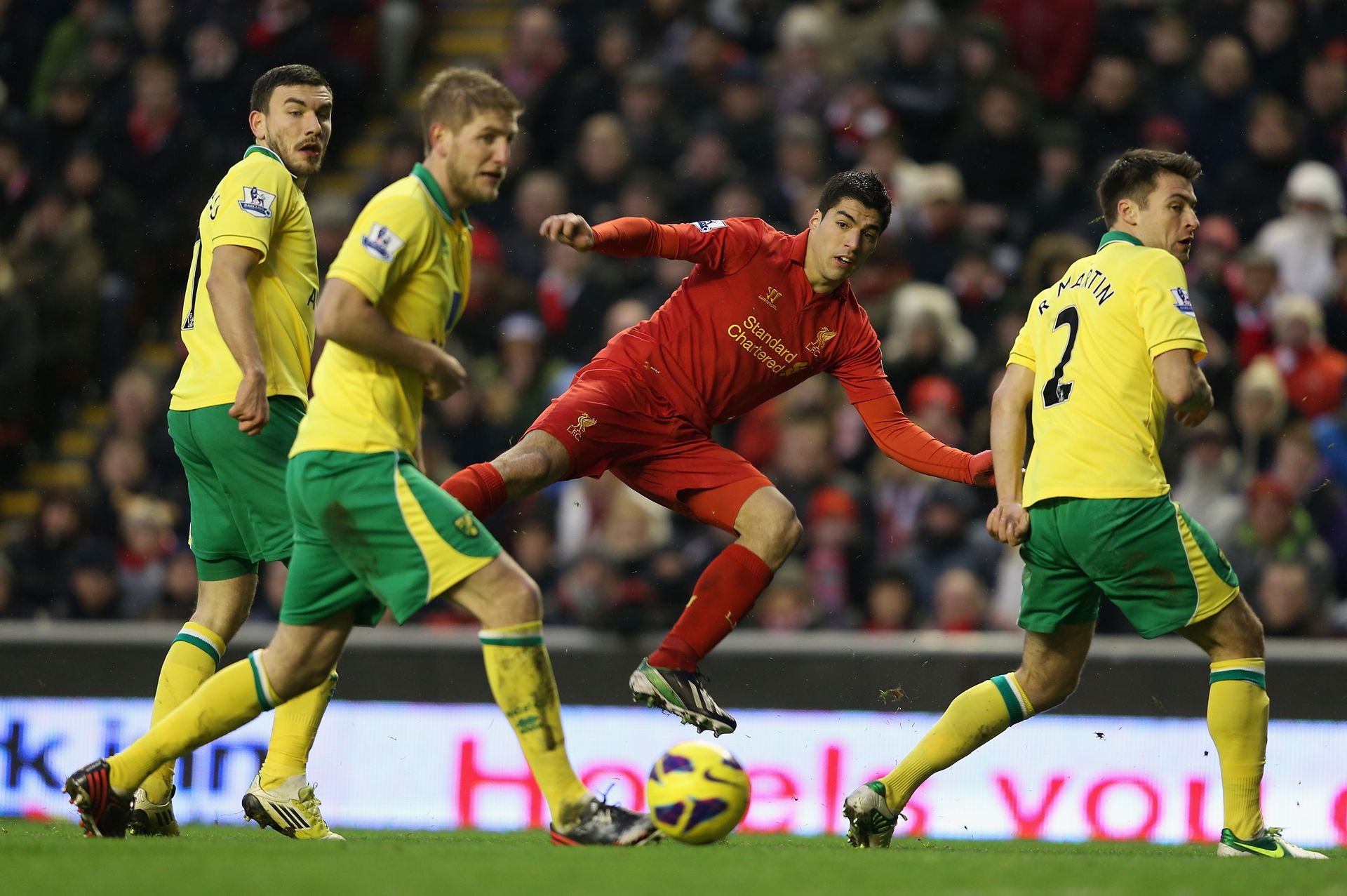 Luis Suarez Norwich City. FOURFOURTWO.