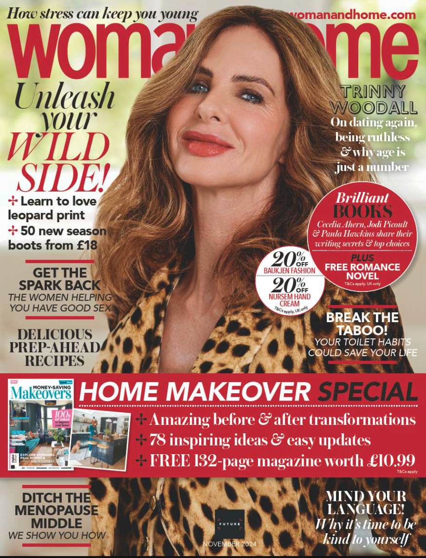 Trinny Woodall on Woman & Home Cover