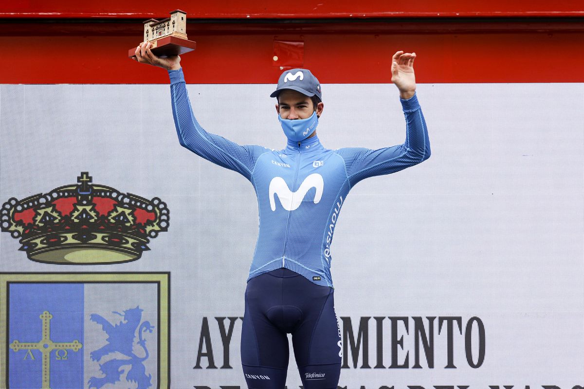 Vuelta Asturias 2021 - 64th Edition - 2nd stage Candas - Cangas del Narcea 200,5 km - 01/05/2021 - Hector Carretero (ESP - Movistar Team) - photo Luis Angel Gomez/BettiniPhoto&Acirc;&copy;2021