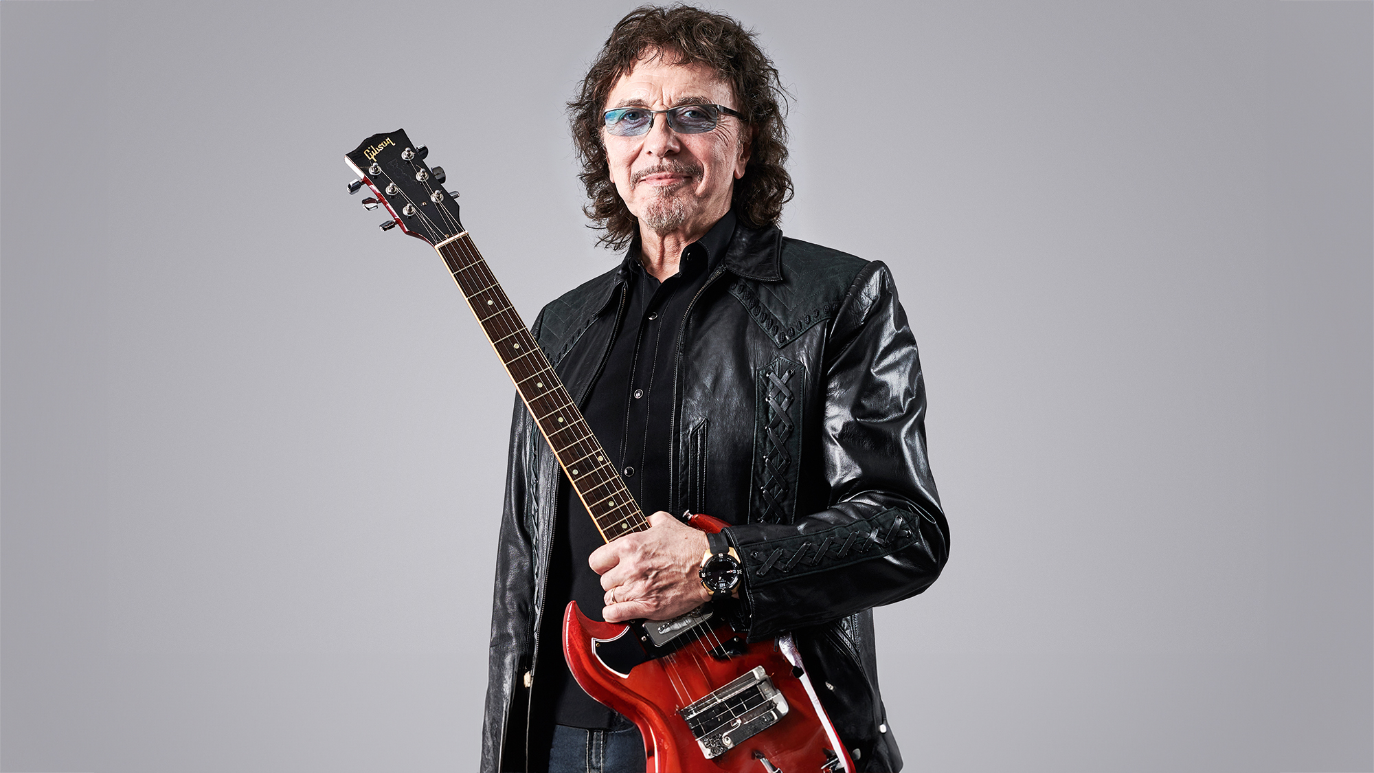 British guitarist Tony Iommi of Black Sabbath, photographed at the Lygon Arms hotel in Worcestershire, England, on January 7, 2020. 