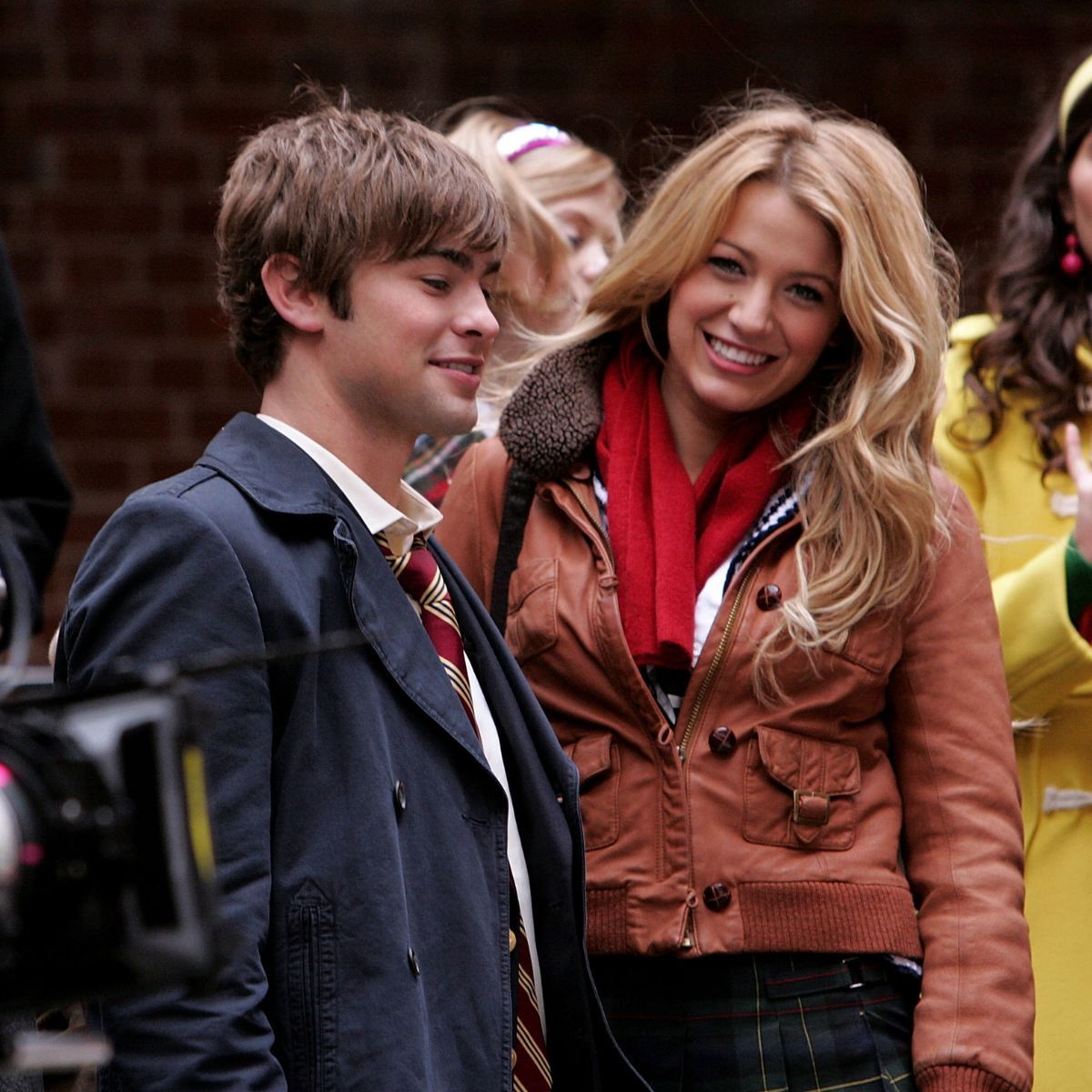 Blake Lively and Chase Crawford film Gossip Girl