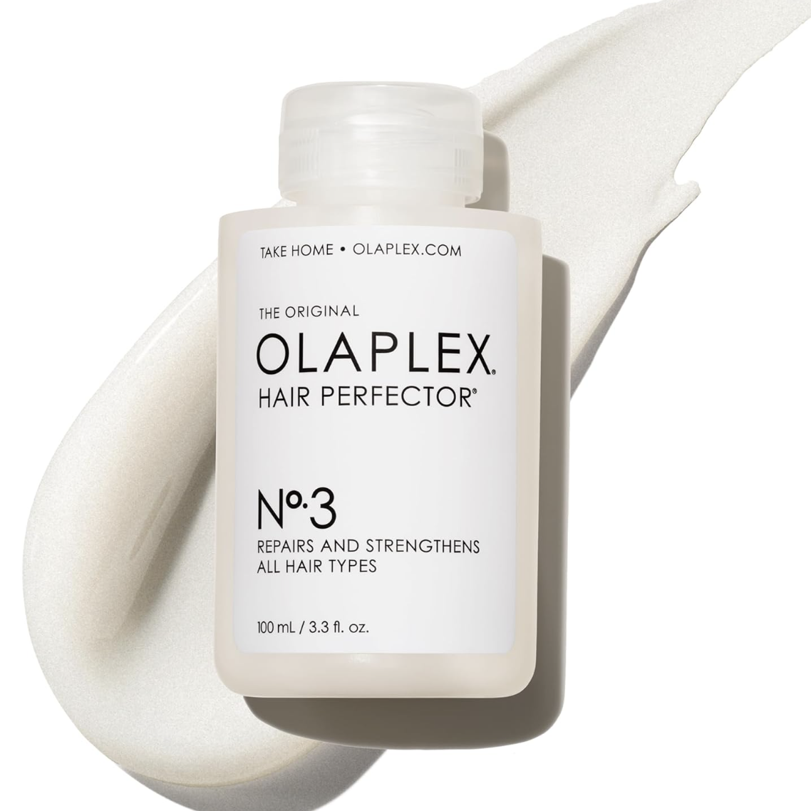 Olaplex No. 3 Hair Perfector Repairing Hair Treatment, Concentrated for Dry Damaged Hair, Repairs & Strengthens All Hair Types, 3.3 Fl Oz