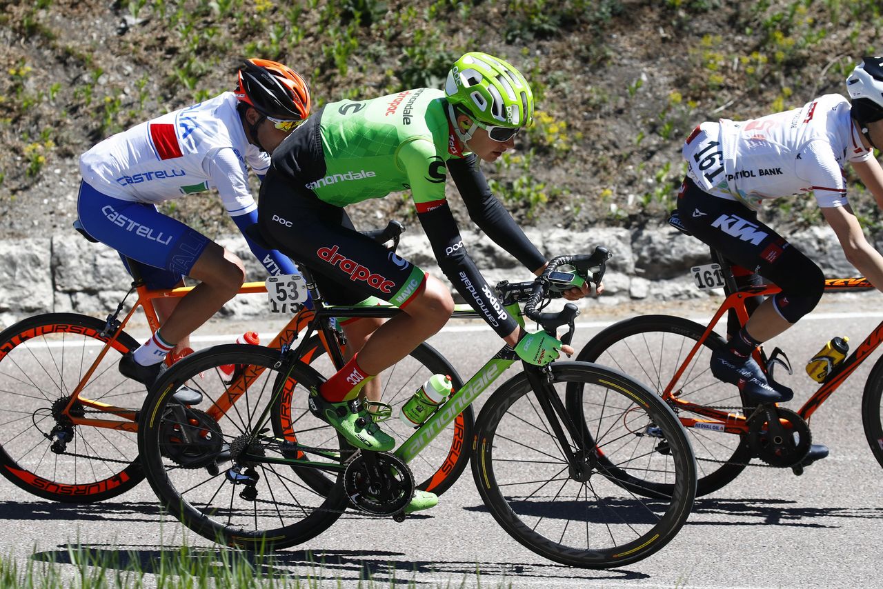Joe Dombrowski at the Giro d'Italia