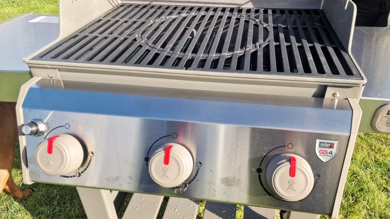 Weber Spirit II E-310 being tested in writer's home