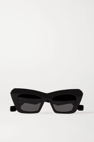 Oversized Cat-Eye Acetate Sunglasses