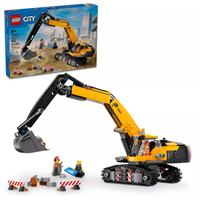 Lego City Yellow Construction Excavator