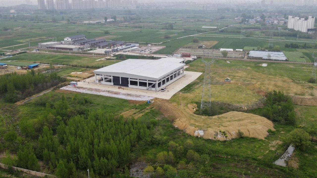 Excavation site near the city of Huainan in China&rsquo;s eastern Anhui Province.
