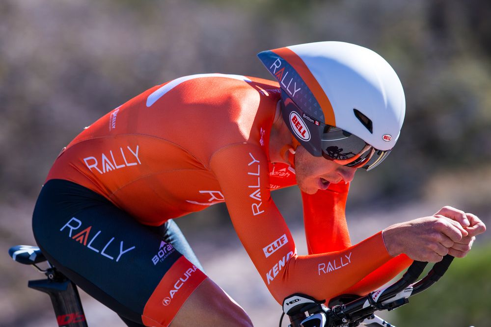 Robert Britton (Rally Cycling) during stage 3 of the Tour of The Gila