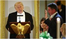 Donald Trump mentions Rory McIlroy while making a speech at the White House state banquet for King Charles and Queen Camilla of the UK