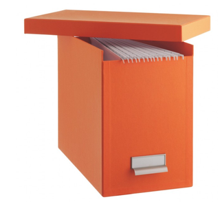 Orange File Box