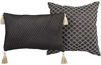 Lionel Richie Home Lifestyle Decorative Pillows, Black/Gold - 2 Pack